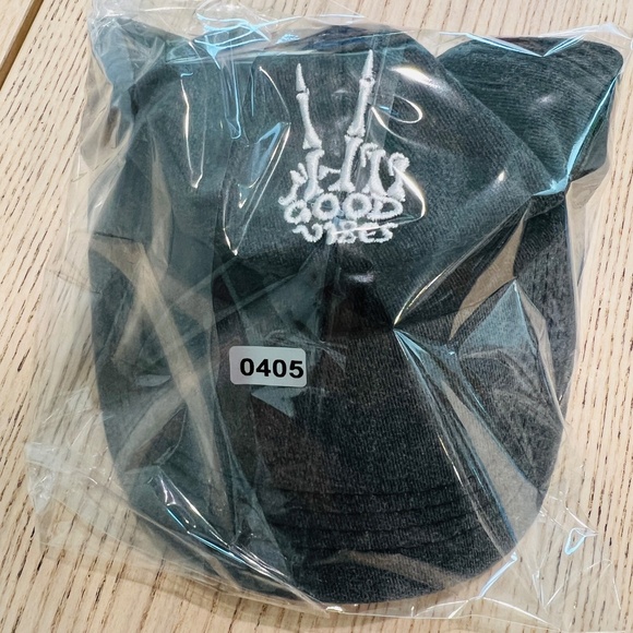 Good vibes Skeleton Hand trucker Hat Men Women Funny Adjustable Baseball Cap - Picture 8 of 8